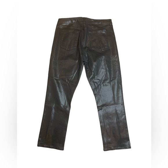 Jen7 by 7 For All Mankind Mid-Rise Stretch Coated Straight Ankle Women’s Size 16 - Picture 7 of 13